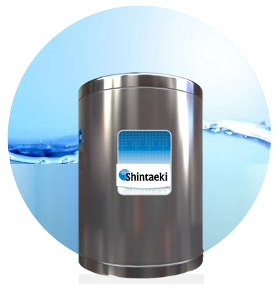 เครื่องทำน้ำร้อนฟรีจากแอร์ Shintaeki
